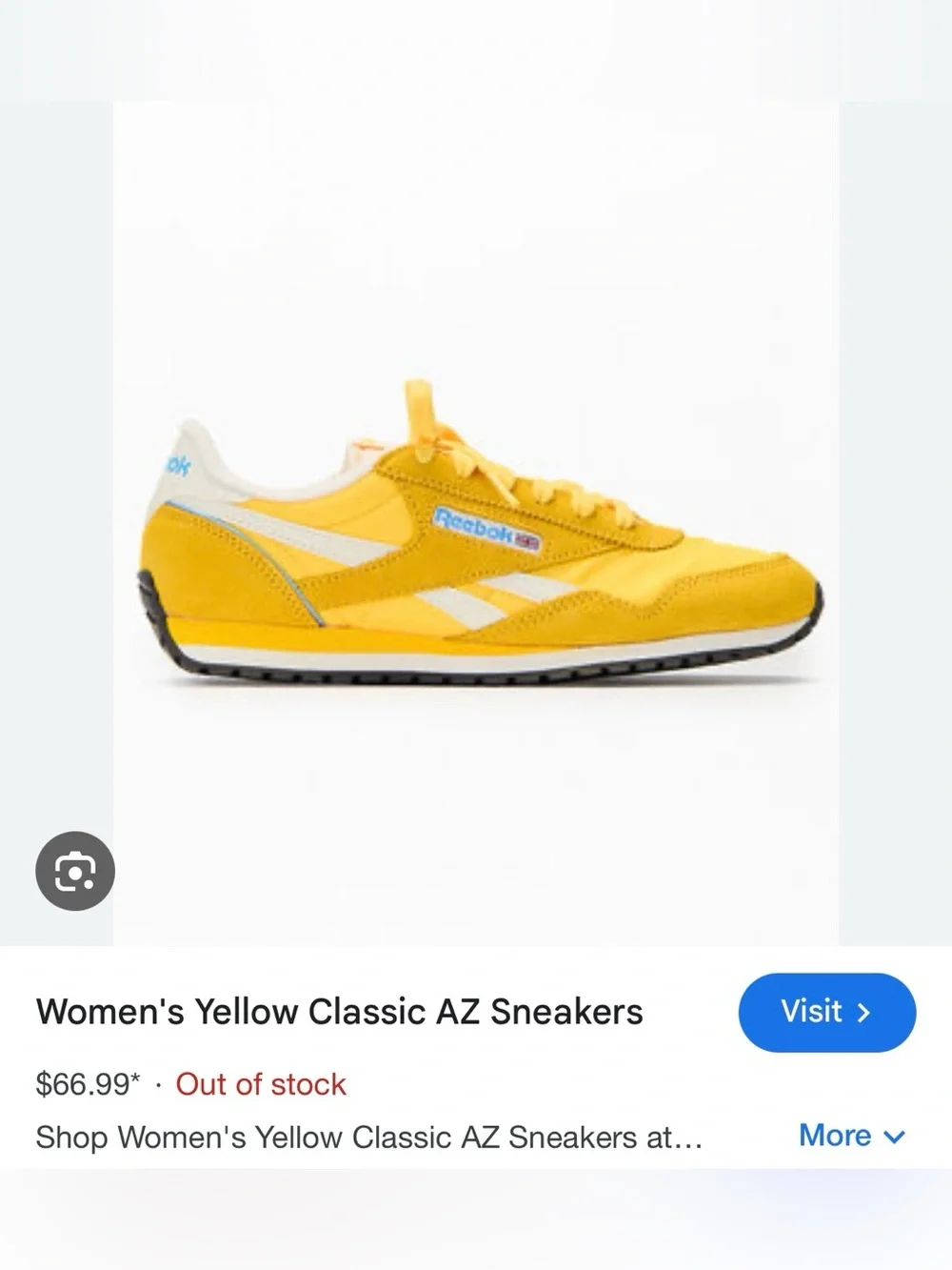NWT Reebok Women’s 10.5 Classic AZ Running Shoes